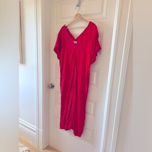 Linen Kaftan Dress